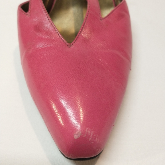 Vintage Yves Saint Laurent YSL slingback heels size 7 - Picture 12 of 16